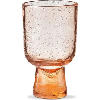 Tag Bubble Glass Footed Blush Drinkware Set of 10oz Glasses in Pink at Nordstrom