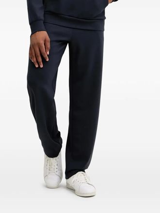 Emporio Armani logo-patch track pants - Blue