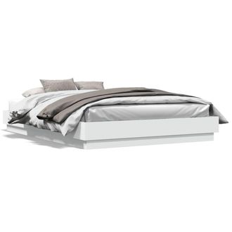 Berkfield Home Bed Frame without Mattress White 150x200 cm King Size