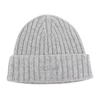 MC2 Saint Barth Wengen Beanie - Heren - Accessoires - Grijs - Maat: ONE Size Wol