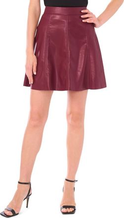 Parker Faux Leather Mini Skirt in Zinfandel at Nordstrom Rack, Size 12
