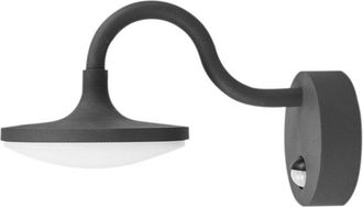 Lucande Lucande - L&aacute;mpara De Pared Exterior finny En Negro Aluminio