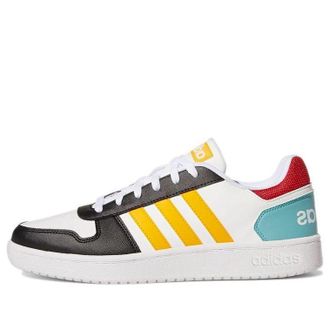 adidas Hoops 2.0 White Black Yellow GY5899