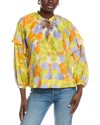 Marella Modane Silk-Blend Shirt