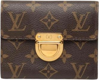 Louis Vuitton Pre-owned Wallets, female, Brown, Size: ONE SIZE Pre-owned Vintage Fabric Wallet