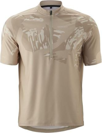 Gonso Adventure Jersey 3/4 Zip Velotrikot f&uuml;r Herren | beige