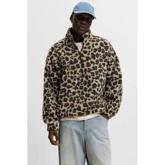 Jack & Jones ORIGINALS fleecetrui lichtbruin