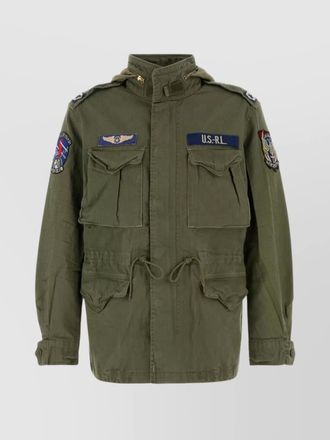 Polo Ralph Lauren cotton hooded military jacket