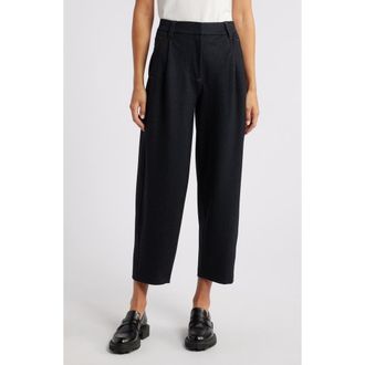 Wit & Wisdom AbSolution Skyrise Pleated Barrel Pants in Dark Indigo at Nordstrom Rack, Size 10P