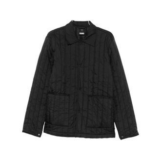 Rains Vertical Quilted Jacket - Heren - Winterjassen - Zwart - S - Jassen