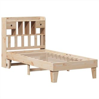 vidaXL Vidaxl - Estructura De Cama Sin Colch&oacute;n Madera Maciza De Pino 100x200 Cm