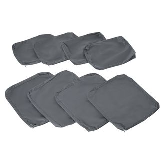 OUTSUNNY Seat Cushion Cover Replacement Set - Grey | TJ Hughes