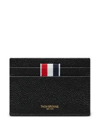 Thom Browne Lunar New Year grain-leather card holder - Black