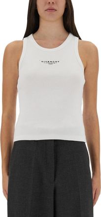 Givenchy Slim Tank Top With Logo Print