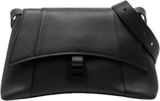 Balenciaga Pre-owned Vintage Leren Crossbody Tas - Dames - Vintage Schoudertas - Zwart - ONE Size - Leer - Vintage