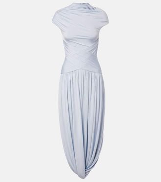 Self Portrait Draped midi dress
