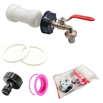 OEM Robinet Cuve - S60x2 - Raccord Ibc 3/4 Pouces - Pour R&eacute;cup&eacute;ration Eau De Pluie - 1 Pi&egrave;ce