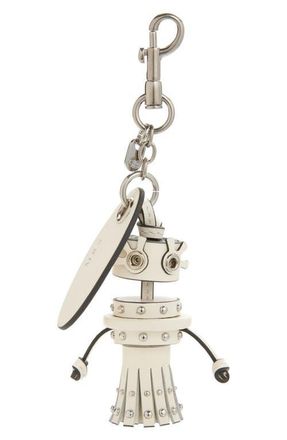 Anya Hindmarch Bride Leather Bag Charm in Ivory at Nordstrom