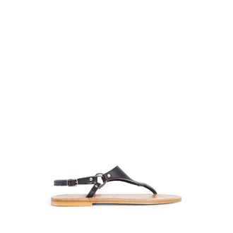 K.Jacques K.jacques, Schoenen, Dames, Zwart, 36 EU, Leer, Dionysos Sandal