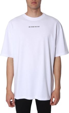 Ih Nom Uh Nit White Logo Crew Neck T-Shirt