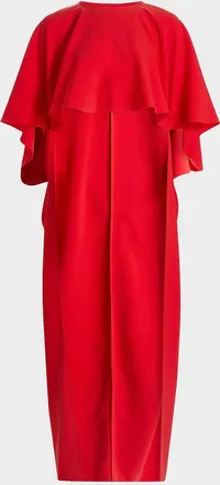 Amsale High-Low Cape Stole