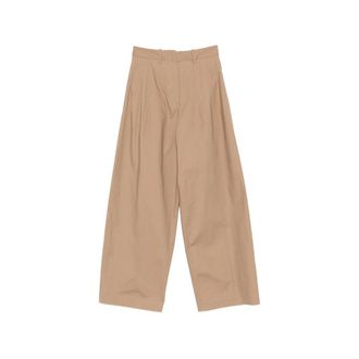Nine In The Morning Wide Trousers, female, Brown, Size: W26 Wide Leg Trousers