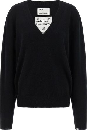Extreme Cashmere N&deg;492 Ben Sweater - Dames - Cashmere truien - Zwart - ONE Size - Kasjmier - Truien & Vesten