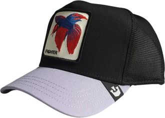 Goorin Brothers Animal Farm Trucker Cap Fighter Viola - Dames - Petten - Zwart - ONE Size - Katoen - Accessoires
