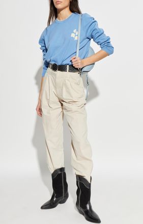 Isabel Marant Yostin Trousers, Womens, Cream