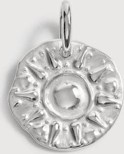 Monica Vinader Sterling Silver Sun Pendant