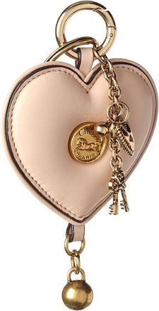 Chlo&eacute; Symbols Heart Leather Key Ring