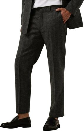 Selected Grijze Pied-de-Poule Broek - Heren - Nette broeken - Grijs - S - Broeken