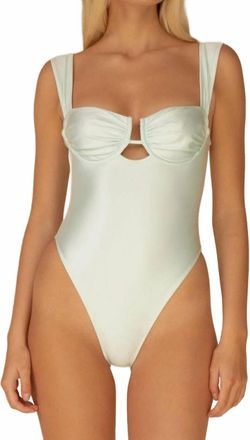 Montce Swim Silkie Bella One Piece Swimsuit In Seafoam