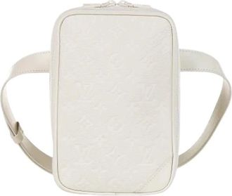 Louis Vuitton Pre-owned Belt Bags, female, White, Size: ONE SIZE Pre-owned Leather Crossbody Bag