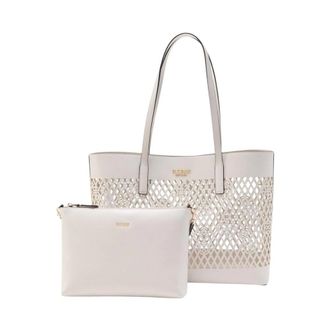 Guess Tassen, Dames, Wit, S, Handtas met Binnenzakje