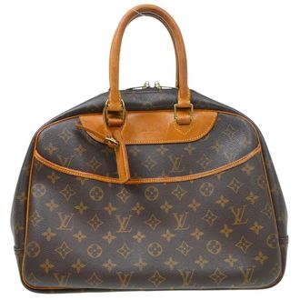 Louis Vuitton Deauville Monogram Canvas Brown Canvas Handbag (Pre-Owned)
