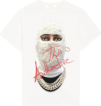 Ih Nom Uh Nit This Is Authentic Mask T-Shirt - Heren - T-shirts - Wit - XL - Katoen - Tops