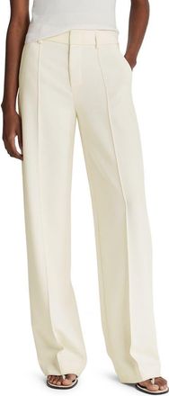 Vince Pintuck Wide Leg Pants in Off White at Nordstrom Rack, Size 12