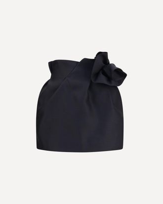 Magda Butrym Wool and silk Mini Skirt with floral details Female 40