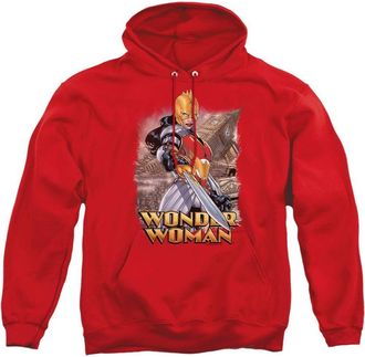 Gildan Justice League of America Wonder Woman Adult Pull Over Hoodie / Hooded Sweatshirt