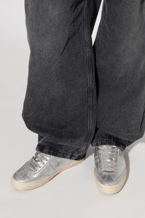 Golden Goose Soul Star Sports Shoes, Mens, Silver