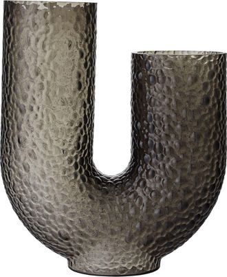 AYTM Mundgeblasene Design Vase Aura high 34 x 40 cm - Black