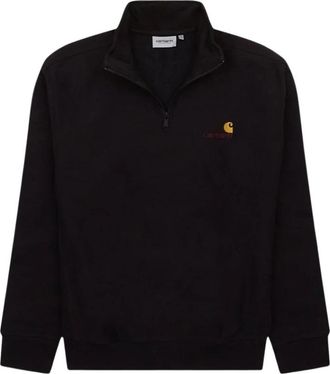 Carhartt Work in Progress Stijlvolle Gebreide Trui voor Mannen - Heren - Sweatshirts - Zwart - L - Hoodies & sweatvesten