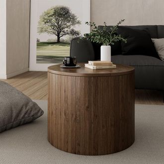 Vicco Mesa Baja Tavilo, Nogal, 48 X 48 Cm, Vicco