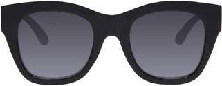 Kurt Geiger 54mm Rectangular Sunglasses in Solid Black at Nordstrom Rack