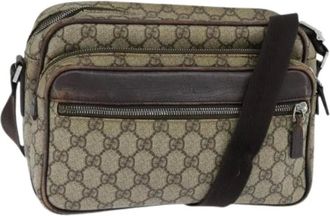 Gucci Pre-owned Cross Body Bags, female, Brown, Size: ONE SIZE Pre-owned Plastic Cross Body Bag