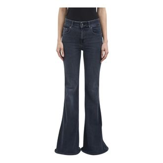 Haikure Farrah Flared Jeans - Dames - Flared Jeans - Blauw - W28 - Jeans