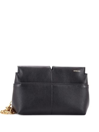 Burberry Snip Padded Leather crossbody bag - Black