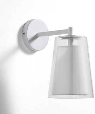 tomasucci Aplique de pared mate, blanco