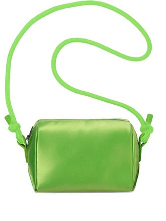 Stine Goya Pernille satin rope-trimmed shoulder bag - women - Polyester - OS - Green